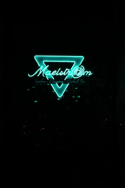 Maelstrom neon sign